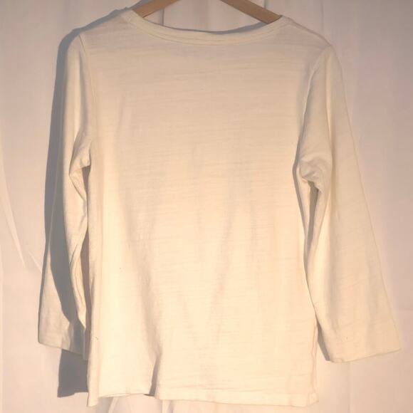 Loft Front Gather T Shirt White Size M - Picture 12 of 13